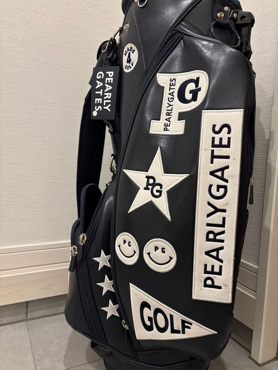 パーリーゲイツ キャディバッグ PEARLYGATES スタンド ネイビー ゴルフ