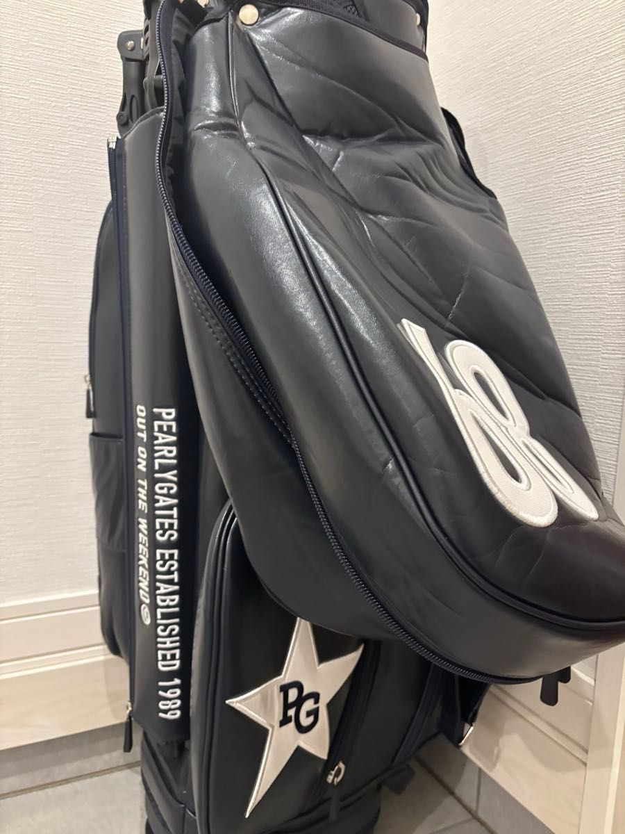 パーリーゲイツ キャディバッグ PEARLYGATES スタンド ネイビー ゴルフ
