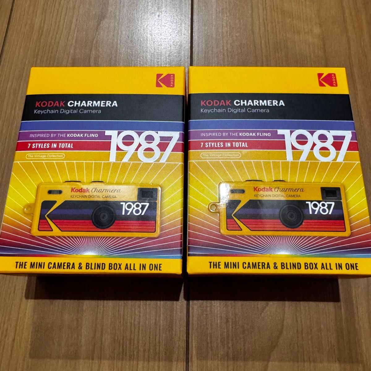 2個セット Kodak Charmera 1987 キーチェーン デジタルカメラ 新品未