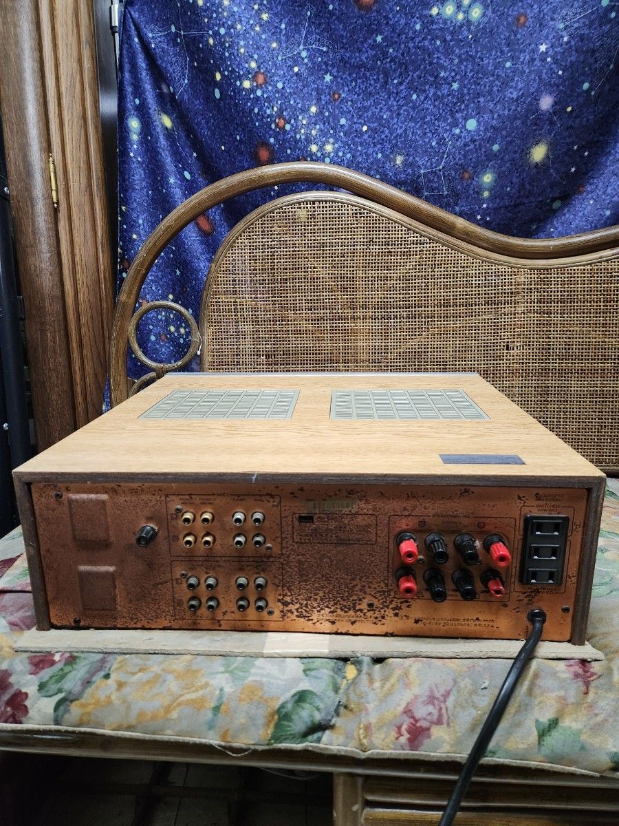 奇跡！フルレストア整備済！完動超美品！山水プリメインアンプAU-607X