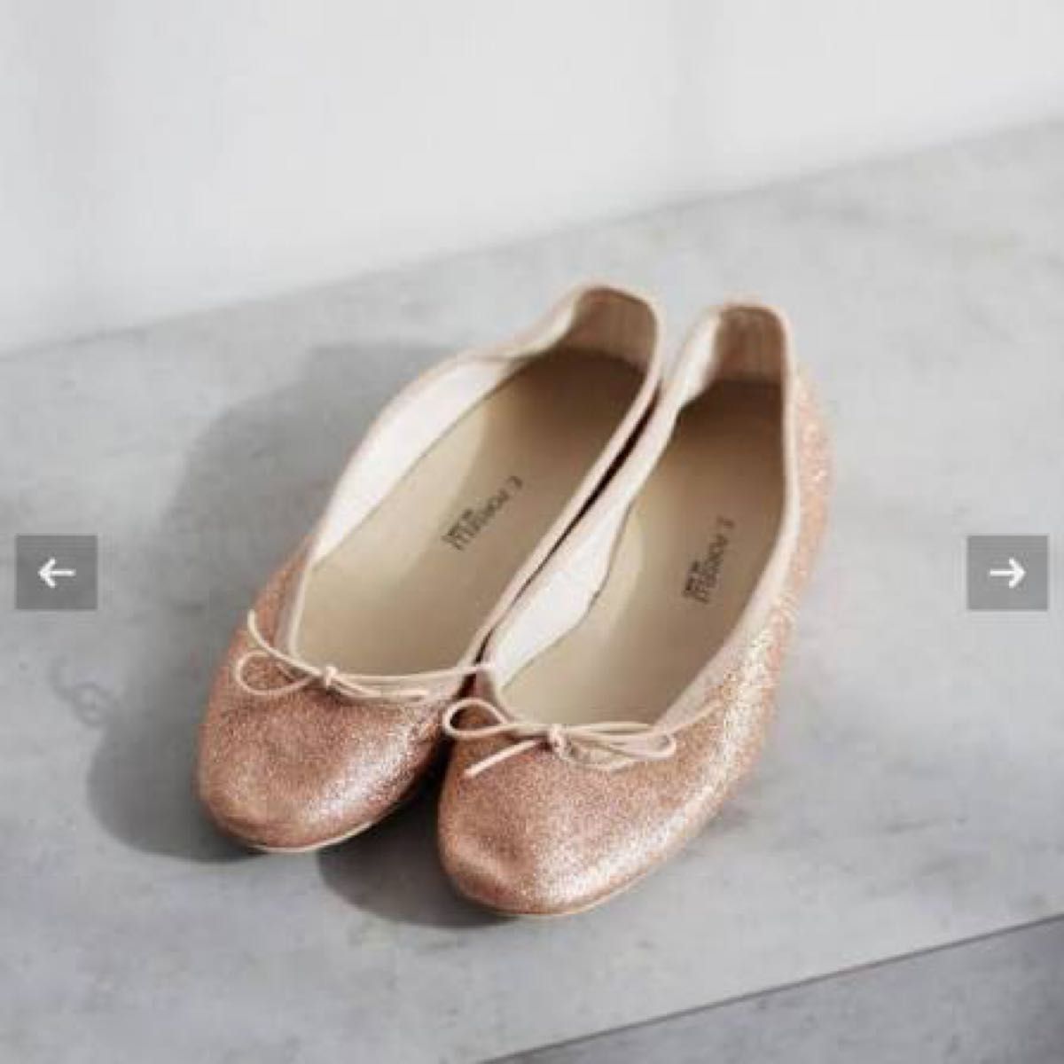 イエナ ポルセリ グリッターバレエシューズ 39 新品未使用｜Yahoo