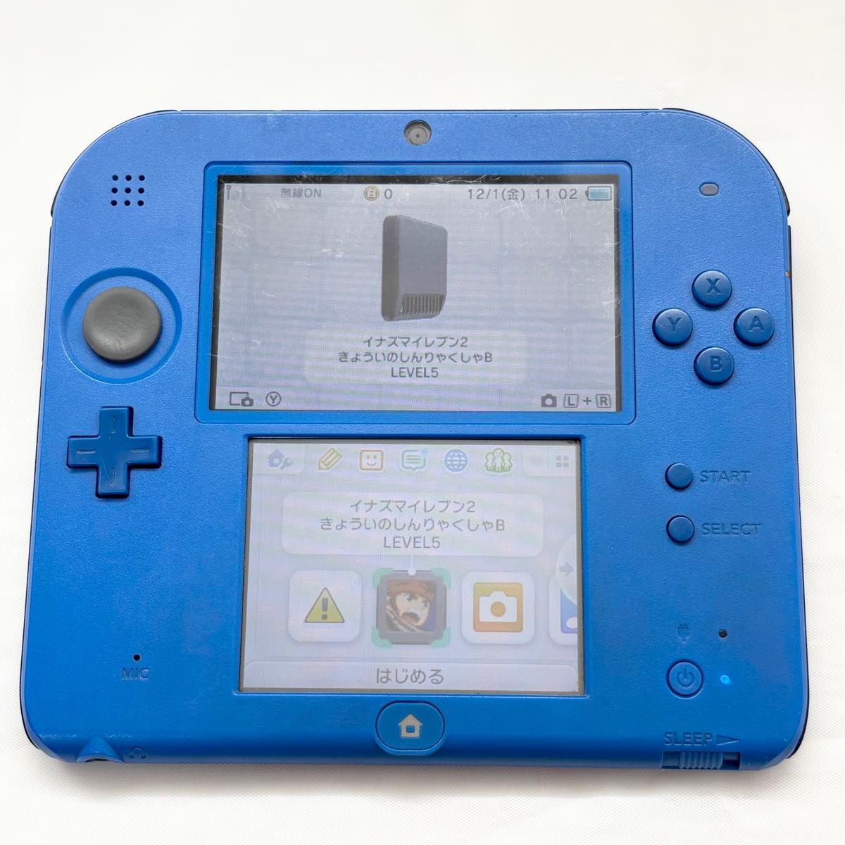 良品 】ニンテンドー 2DS ブルー 本体のみ 動作確認済み 動作良好 画面