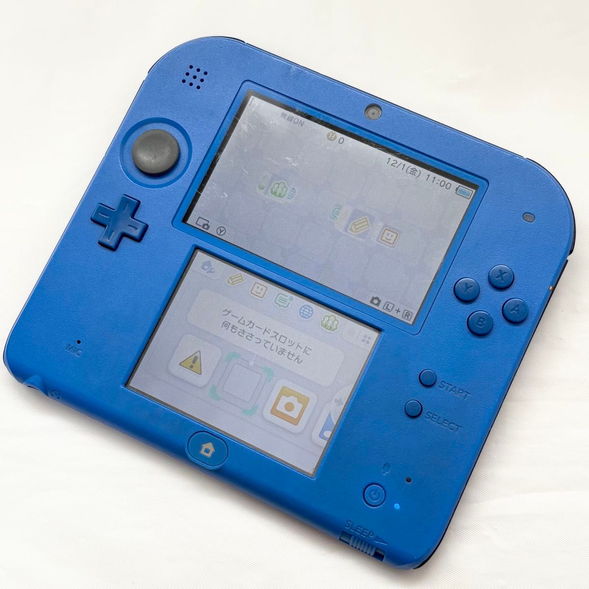 良品 】ニンテンドー 2DS ブルー 本体のみ 動作確認済み 動作良好 画面
