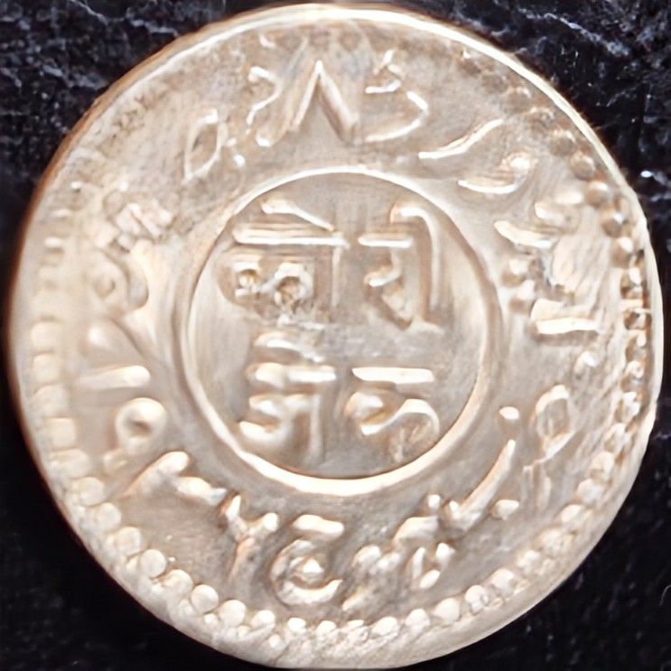 1936年 イギリス領インド カッチ藩王国銀貨 1コリ エドワード8世銀貨 Y