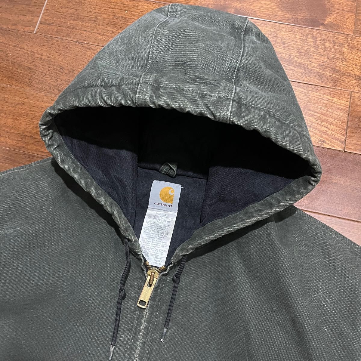 美品 Carhartt カーハート アクティブ ジャケット モスグリーン MOS