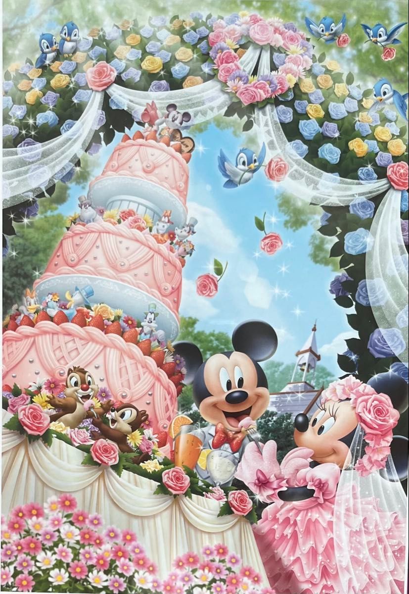 2個セット ジグソーパズル 1000ピース ディズニー ミッキー ミニー