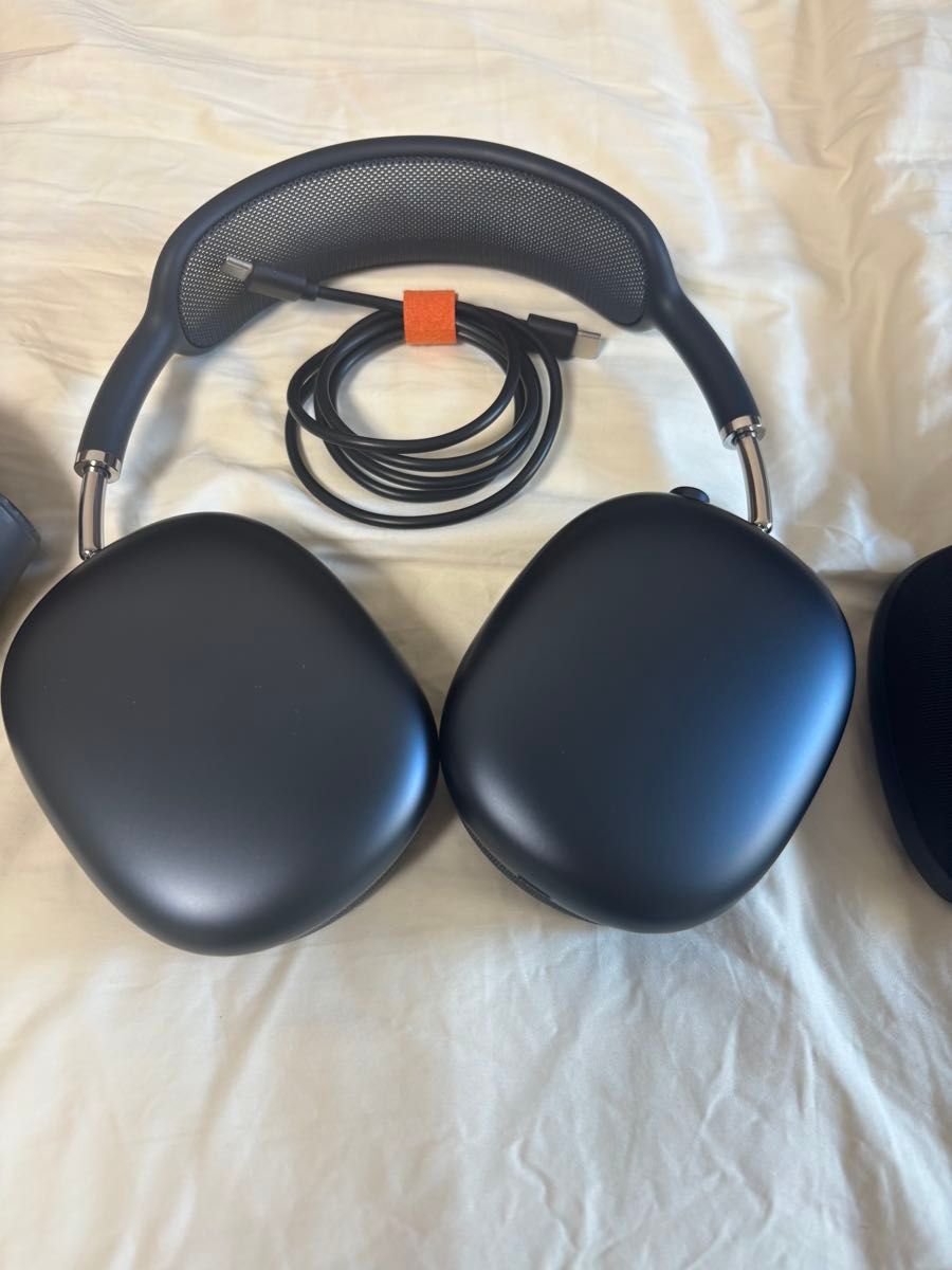 typeCAirPodsMaxミッドナイトModel第二世代 A3184spigenカバー付エア