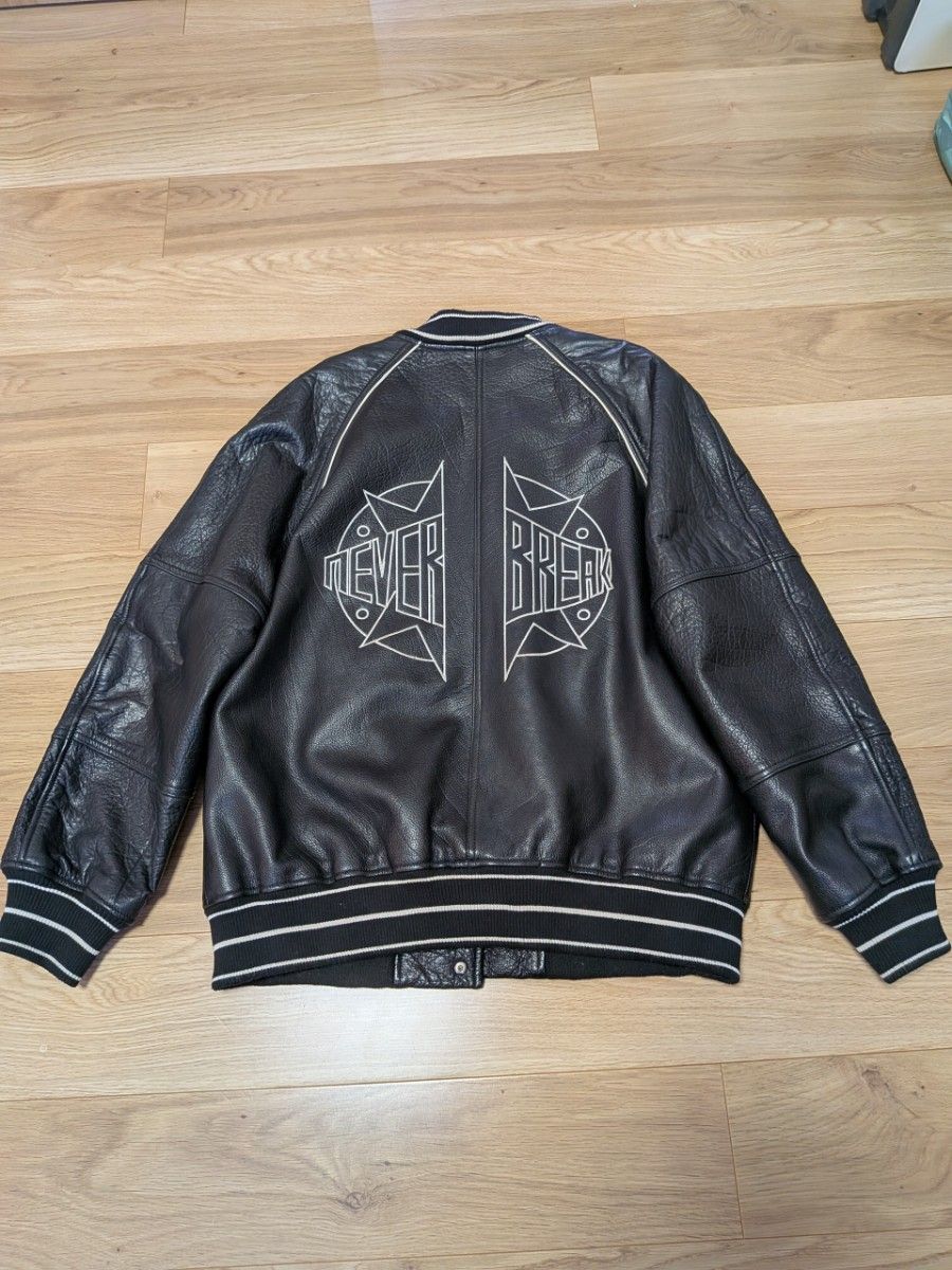 ZARA カウ レザー ジャケット XLサイズ ブラック 水牛 アウター ザラ