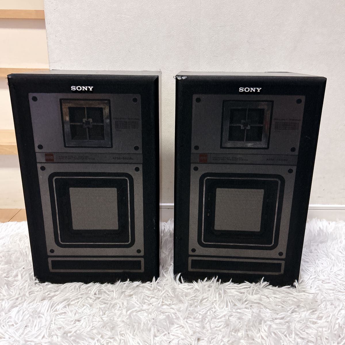 SONY APM SPEAKER SYSTEM 2WAY 平面スピーカー ペア ソニー スピーカー
