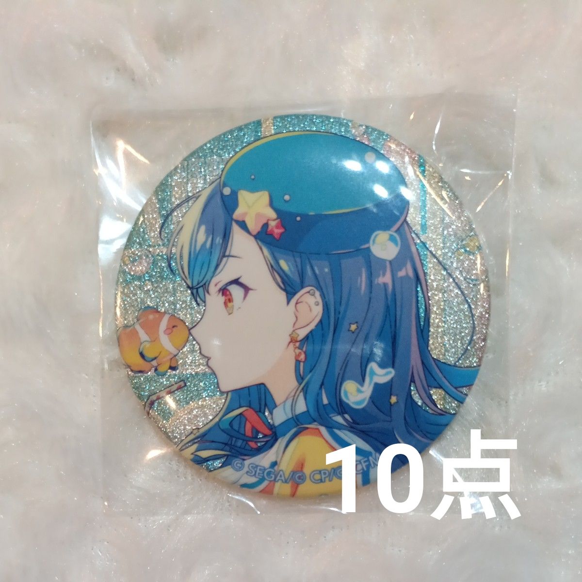 プロセカ 白石杏 グリッター缶バッジ 4A カラフェス 50点まとめ売り