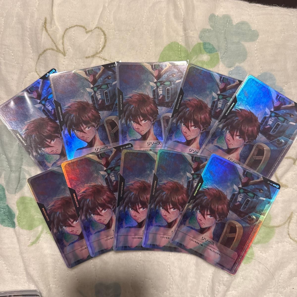 ガンダムカードゲーム ヒイロ ウイングガンダム リソース10枚セット