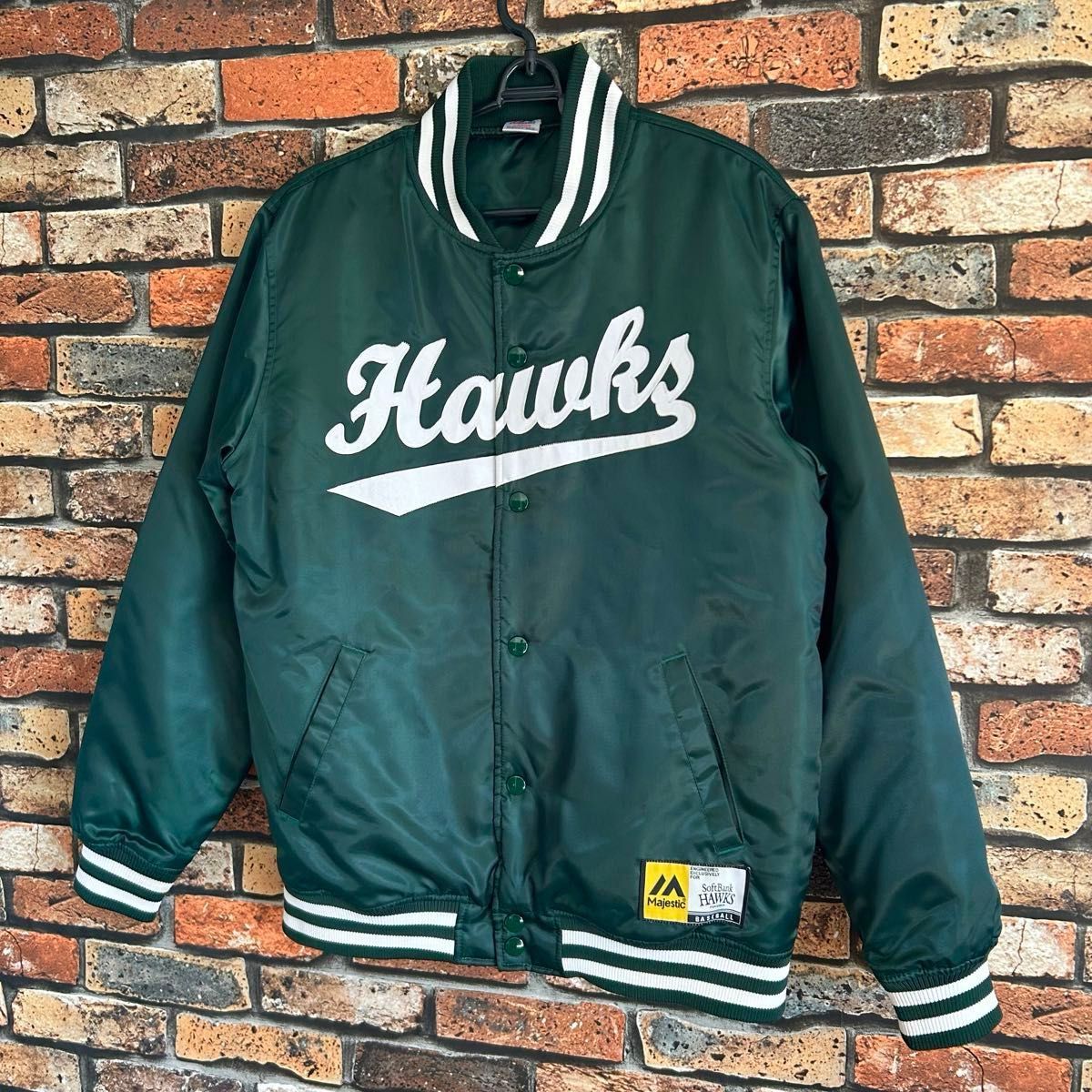 美品 野球 南海ホークス 福岡ソフトバンク グランドコート majestic L