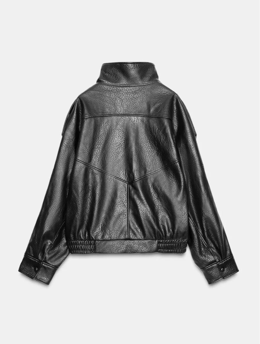 ZARA完売品 フェイクレザージャケットSサイズ YSL｜Yahoo!フリマ（旧