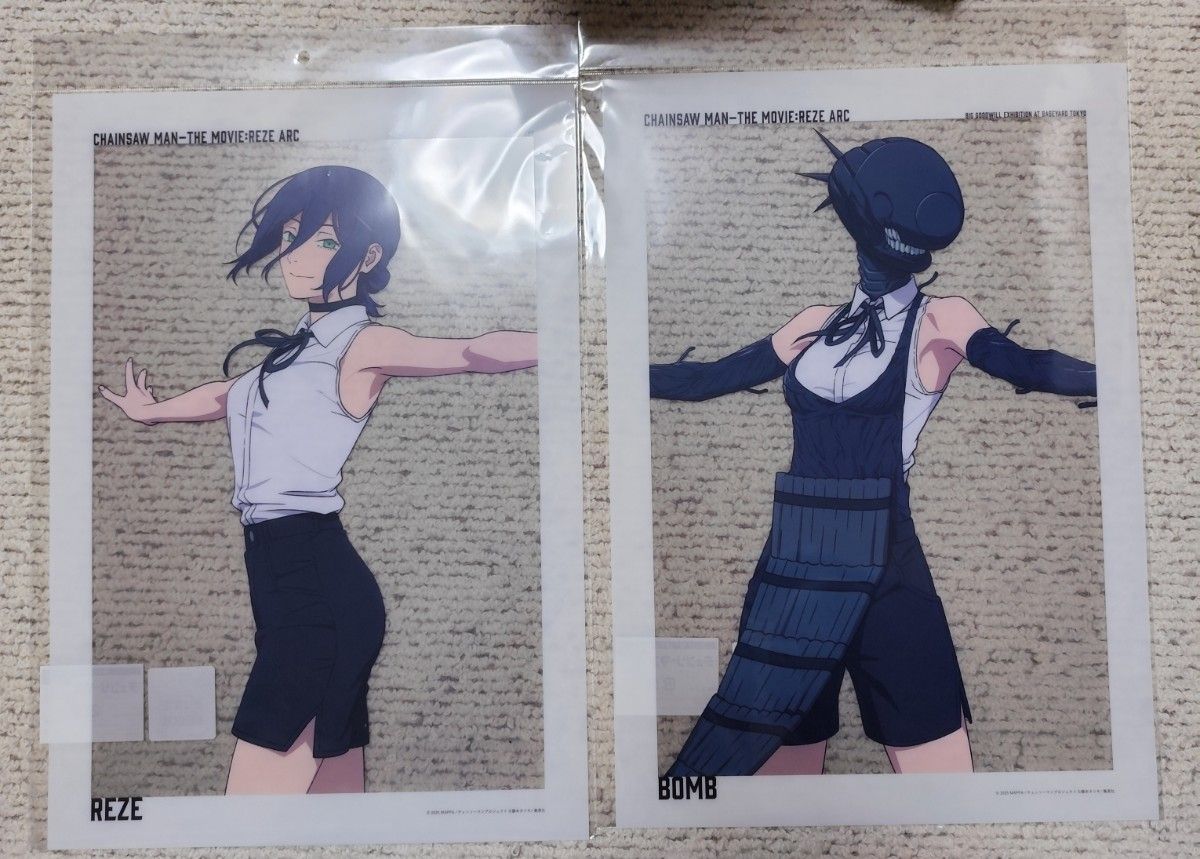 チェンソーマン A3クリアポスター ボム レゼ 大交流展 2枚｜Yahoo