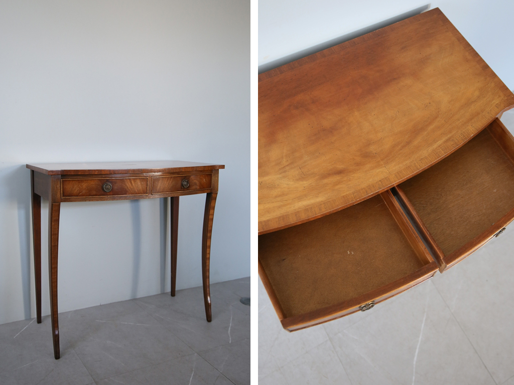 英国アンティーク古木デスク/作業台/勉強机/木製テーブル/オフィス(89