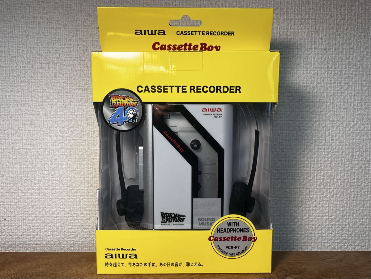 aiwa カセットレコーダー PCR-F7 バック・トゥ・ザ・フューチャー