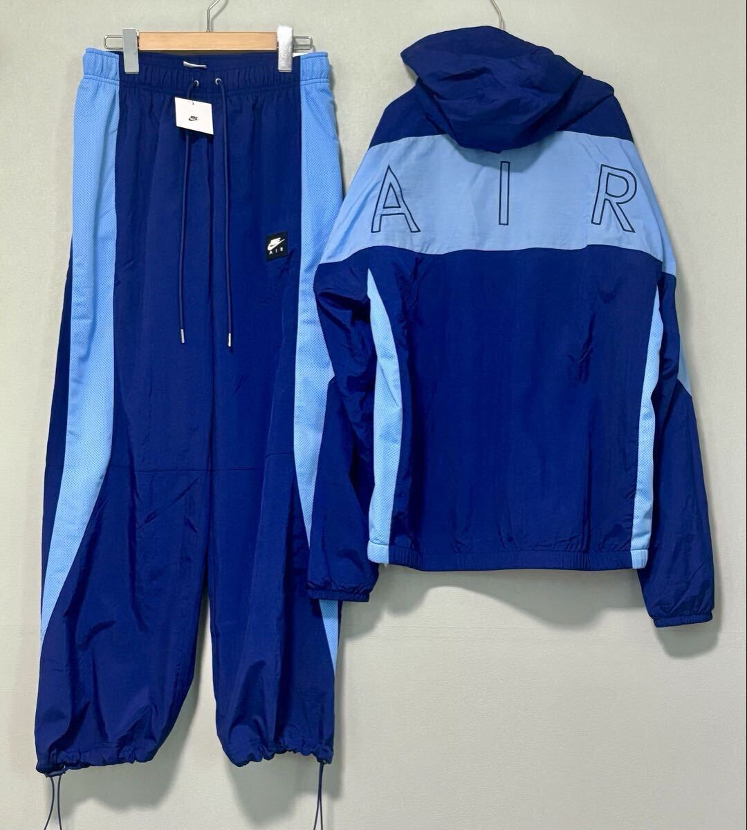 L 新品 NIKE ナイキ ウーブン 上下 セットアップ エア ウインド