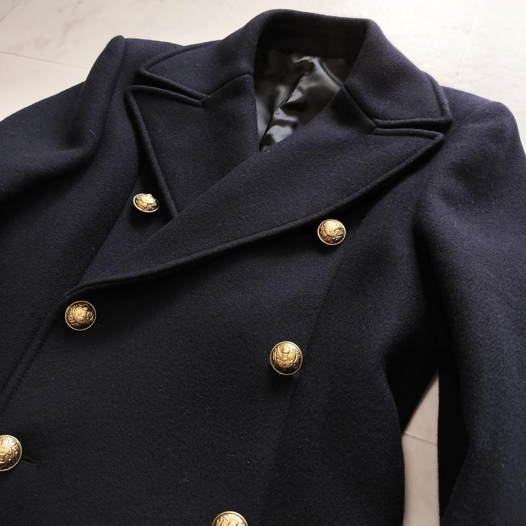 超稀少 バルマン オム 16AW カシミヤ混紡 ナポレオン コート 44