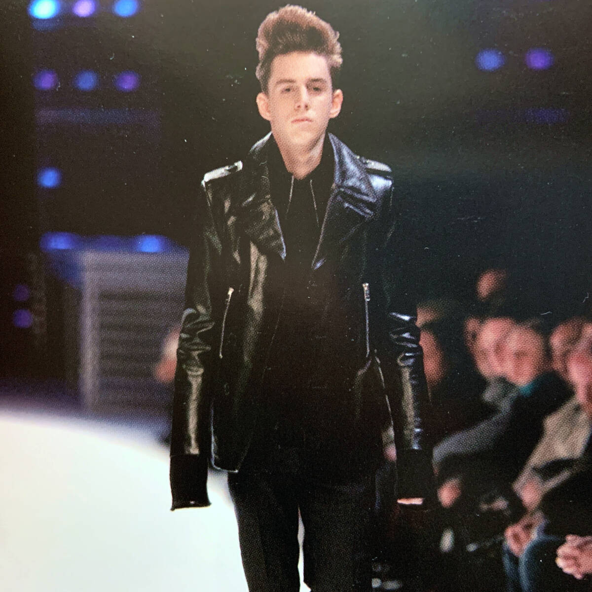 07AW ドライバーズニット Dior homme フロントジップアップ ニット XS