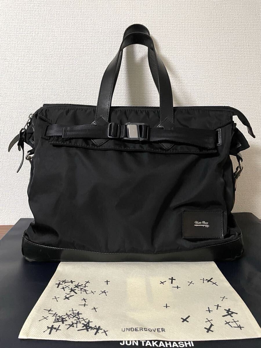 UNDERCOVER バーキン型バッグ 2WAY ナイロン レザー アンダーカバー