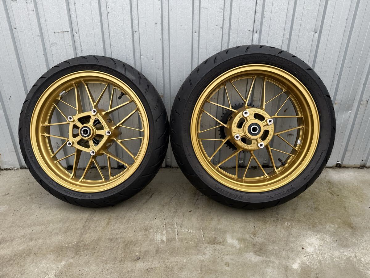 美品 純正ホイールセット Z900RS SE ゴールド 前後セット カワサキ