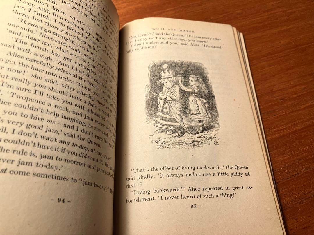 鏡の国のアリス テニエル画 ハンプティ・ダンプティ 不思議の国の