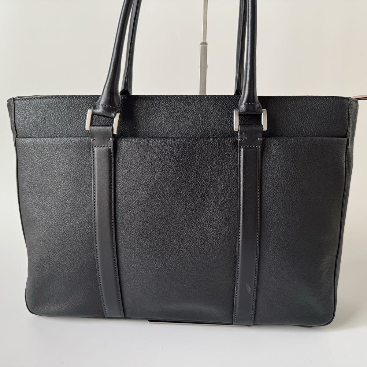 高級☆Paul Smith ポールスミス 牛革 オールレザー スリム ブリーフ