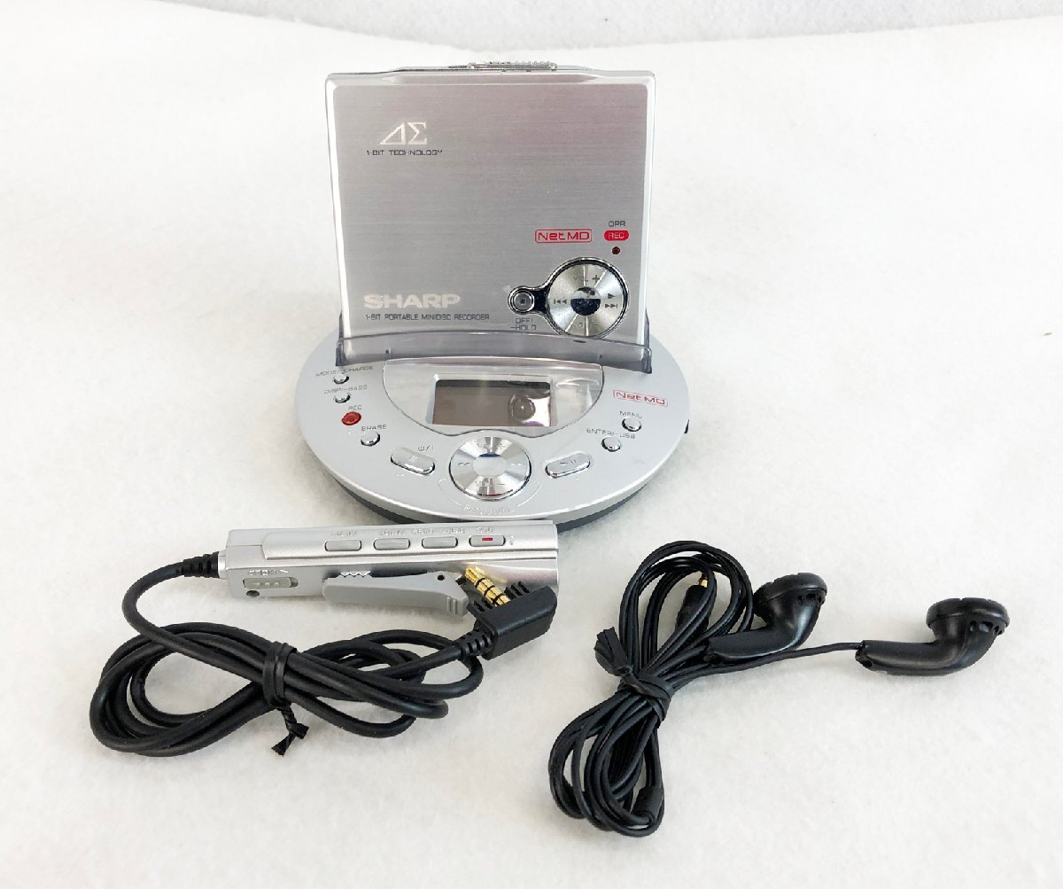箱・付属品完備】SHARP IM-DR80-S MDレコーダー ジャンク ☆ジャンク品