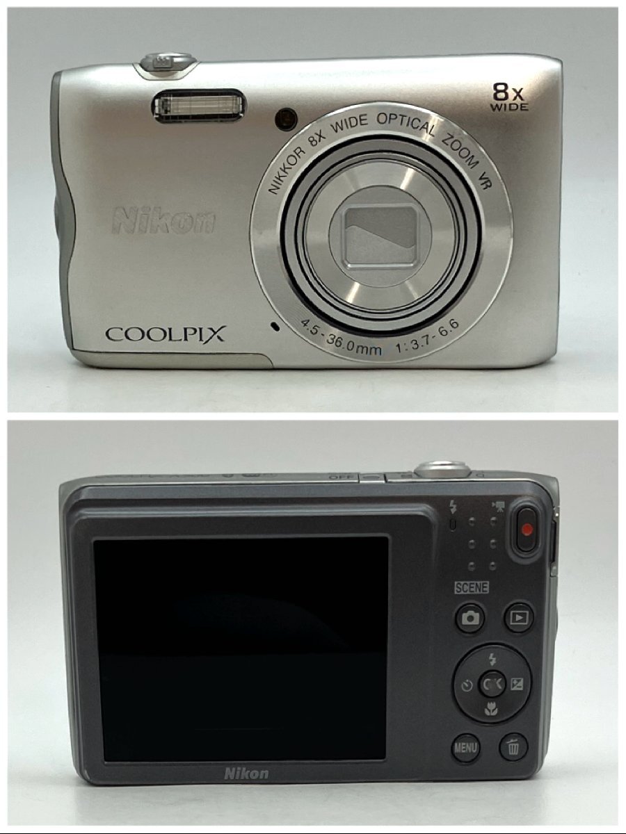 ジャンク・動作品】 Nikon COOLPIX A300 シルバー 動作確認済 52