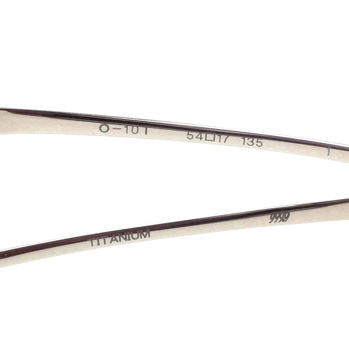 超希少O-10T未使用【新品レンズ付】ホワイトゴールド 999 9