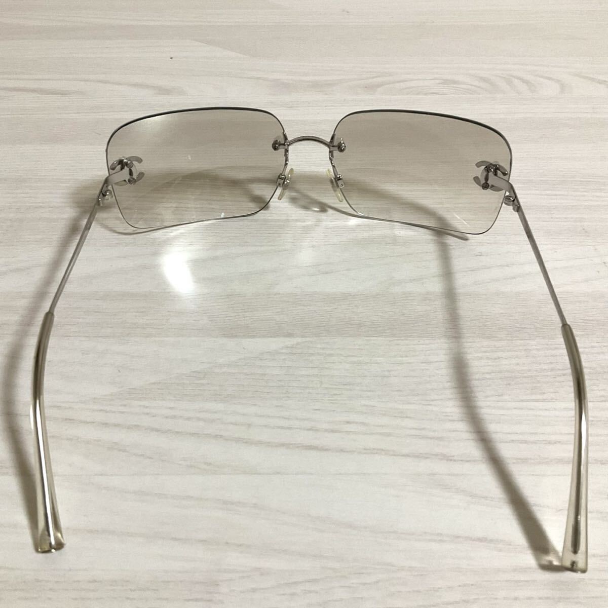 CHANEL シャネル ココマーク ラインストーン サングラス メガネ 4017