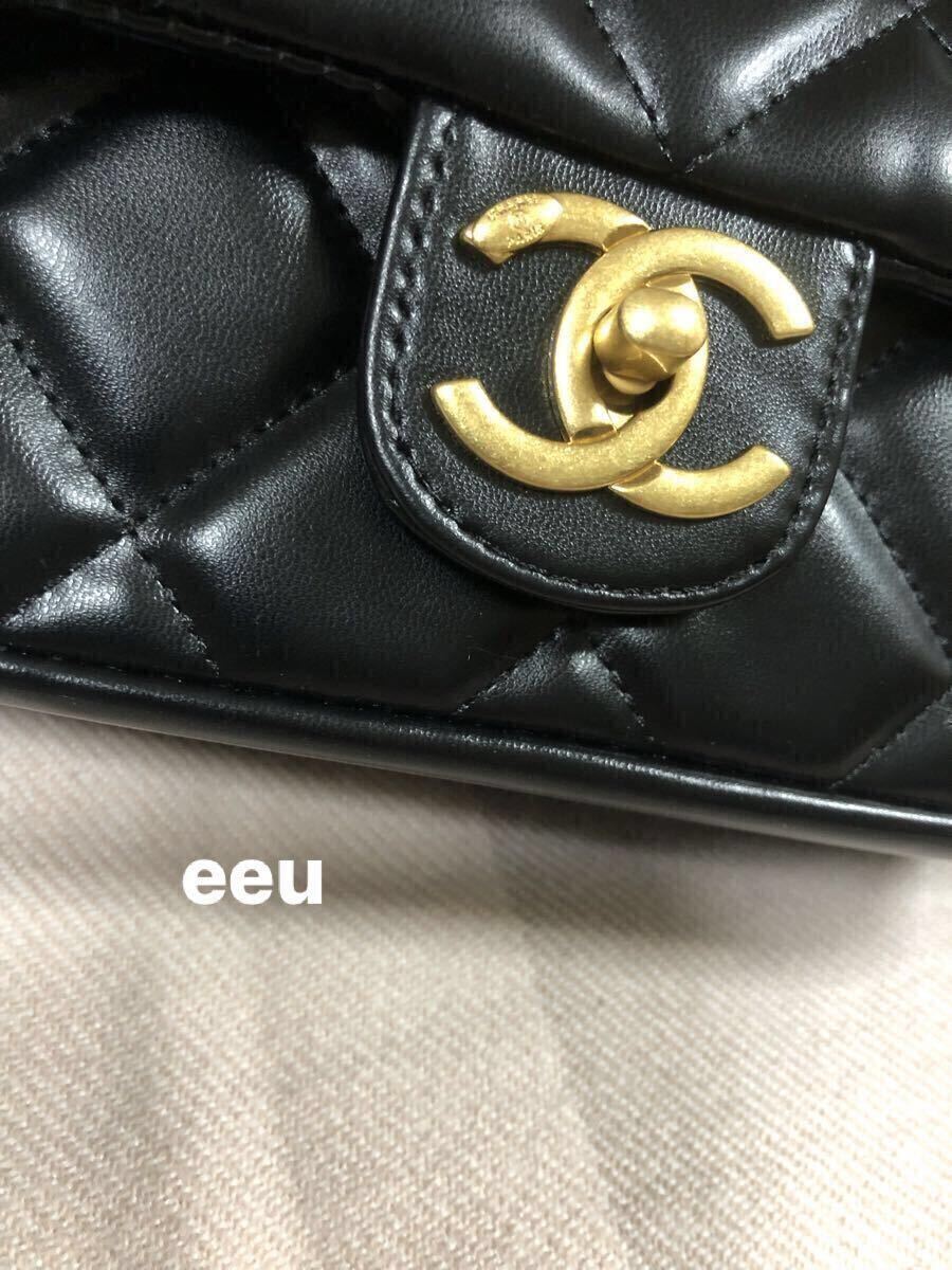 CHANEL シャネル ノベルティ ショルダーバッグ ハートチェーン