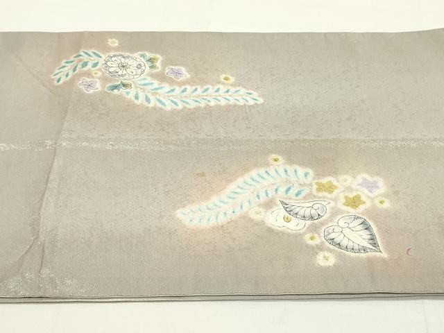 平和屋着物○太鼓柄袋帯 作家物 絞り 辻が花 金通し地 正絹 逸品