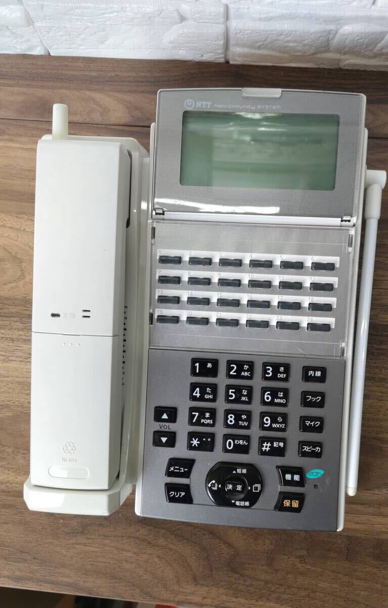 NTT NX2- 24 CCLSTEL- 1 W 24ボタンカールコードレス電話機(NTT)｜売買