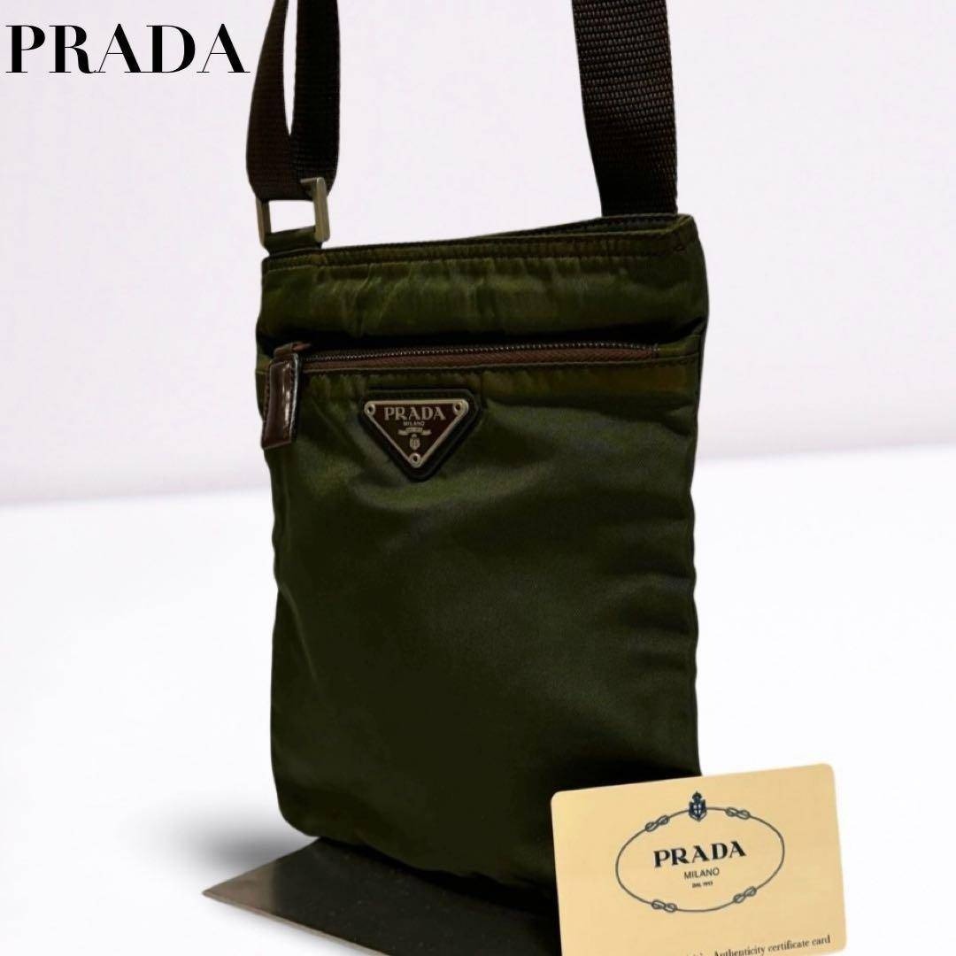 正規品】PRADAプラダ ショルダーバッグ サコッシュ 肩掛け 斜め掛け