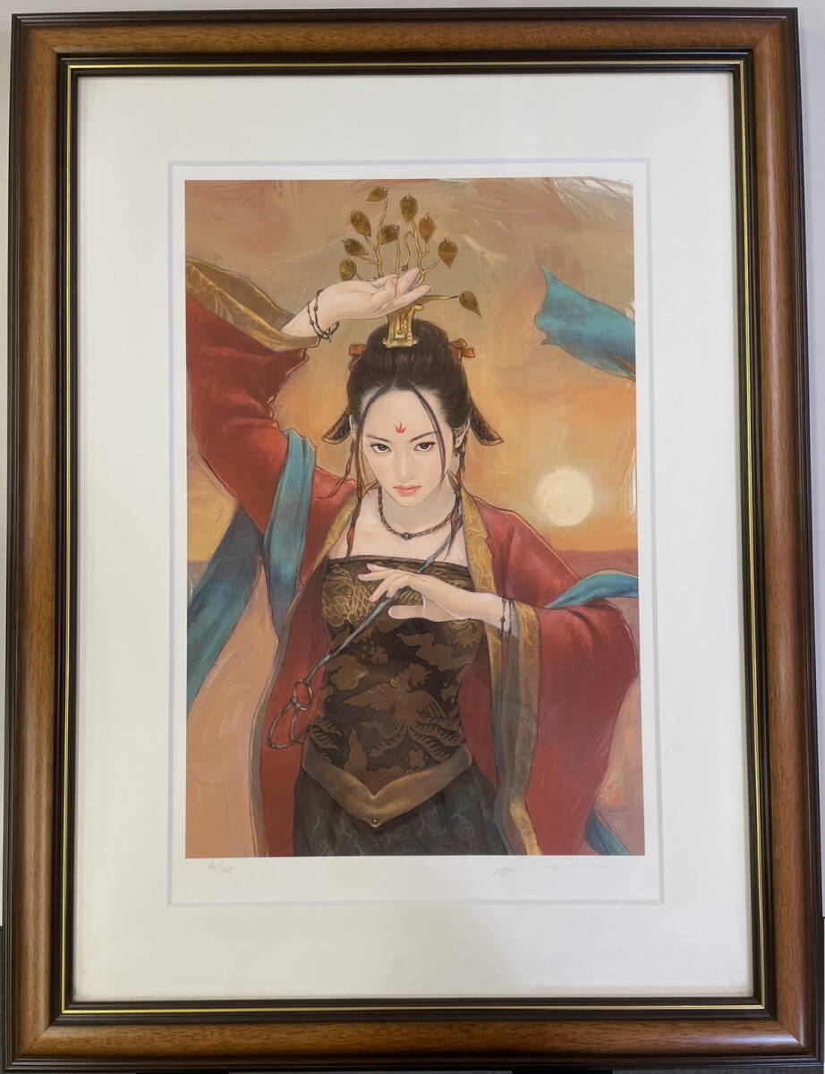 平凡・陳淑芬 飛舞 16/145 アールビバン 額縁サイズ570×740 送料