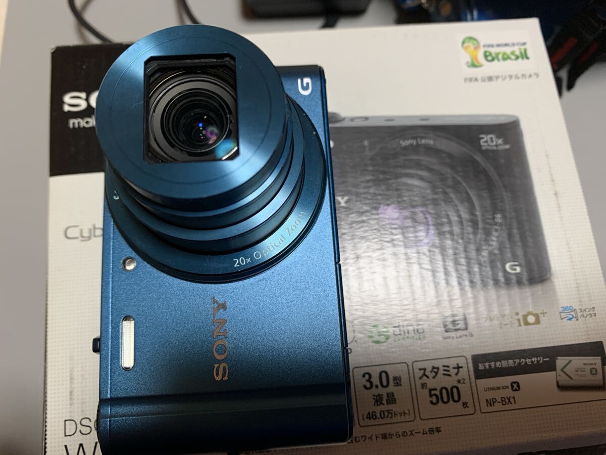 SONY Cyber-shot 青 デジタルカメラ 本体 ケース無し SONY Cyber-shot
