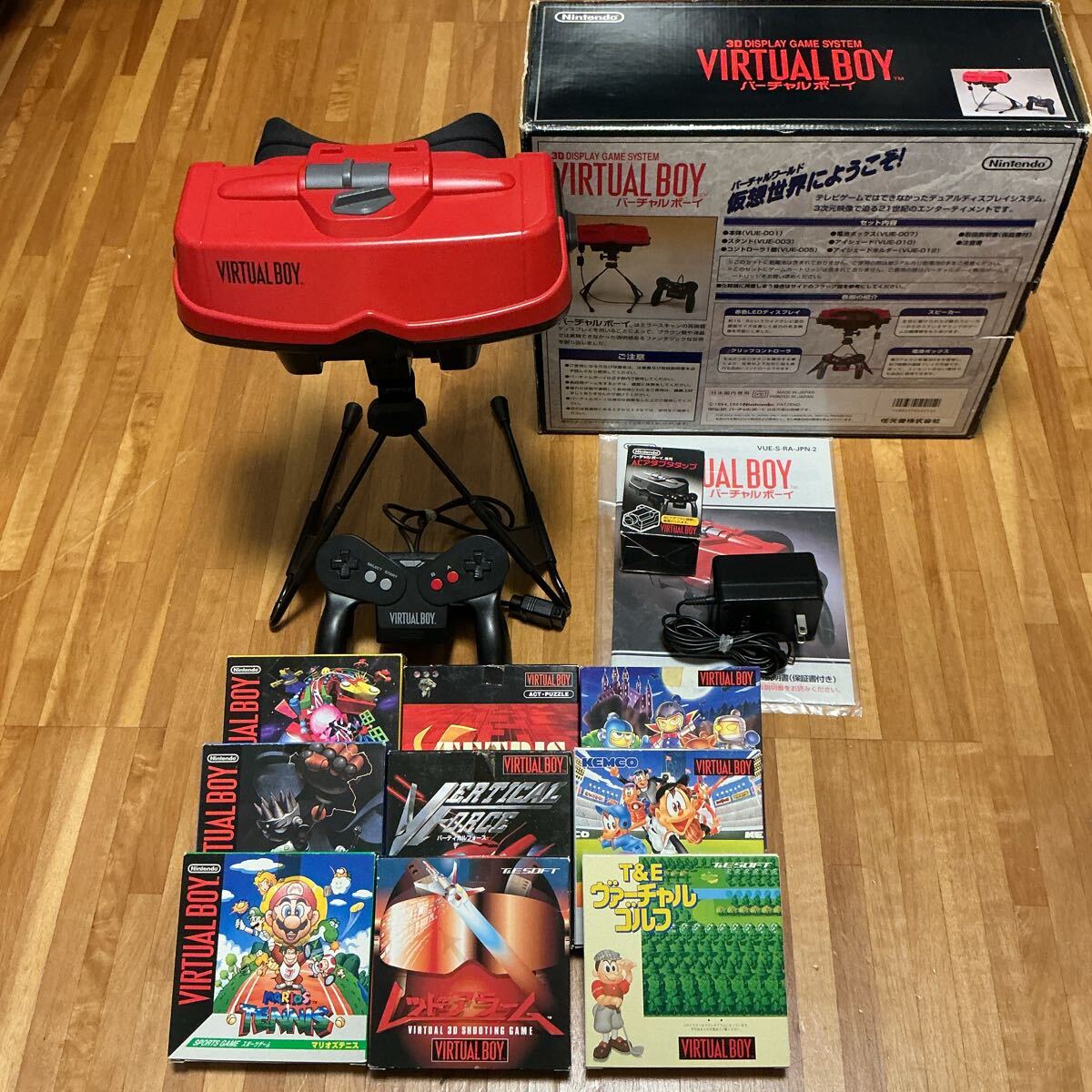 任天堂 バーチャルボーイ & 専用カートリッジ9本のセット/ Nintendo