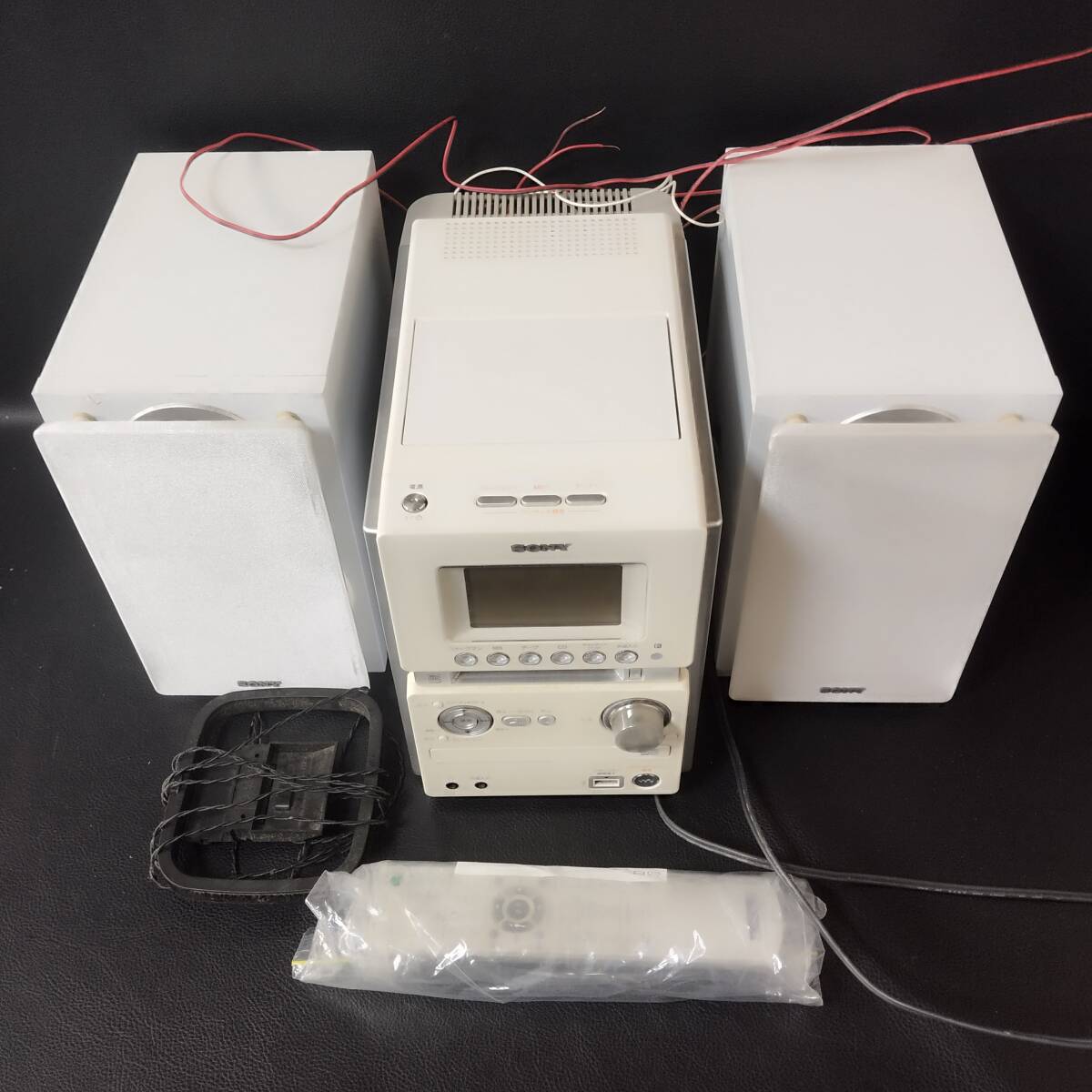 SONY HCD-M35MW CD MD カセットテープ コンポ リモコン オンライン