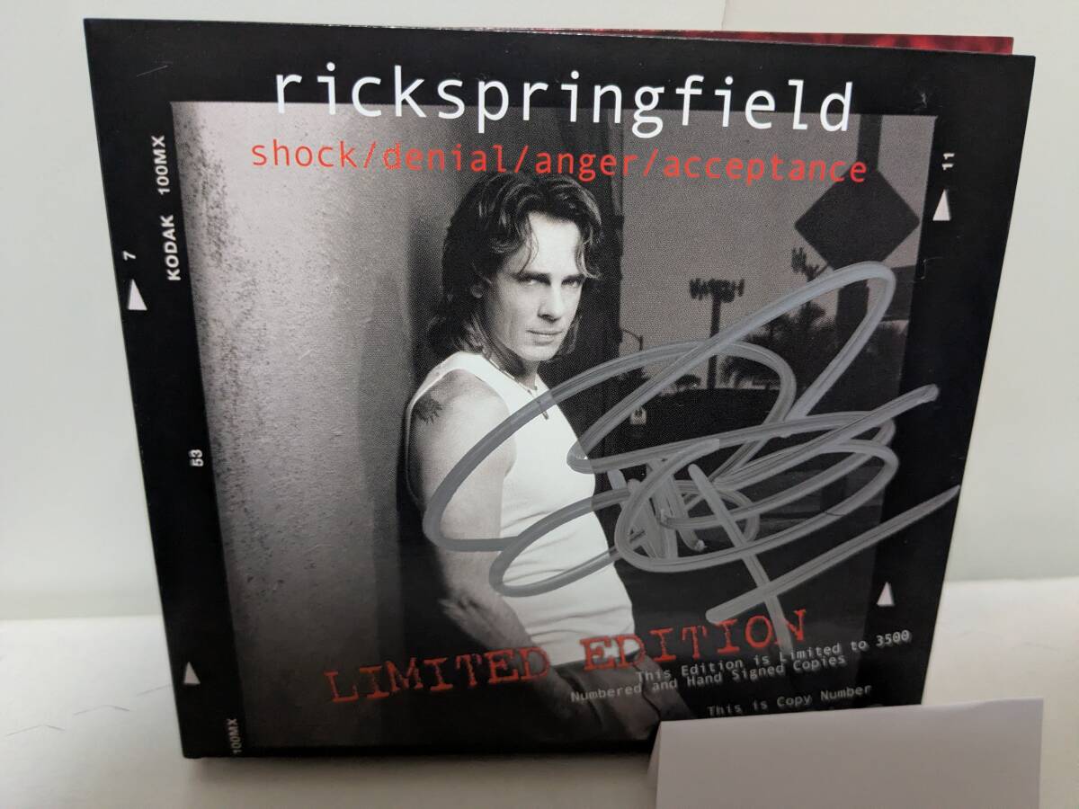 Rick Springfield☆Shock/Denial/Anger/Acceptance限定
