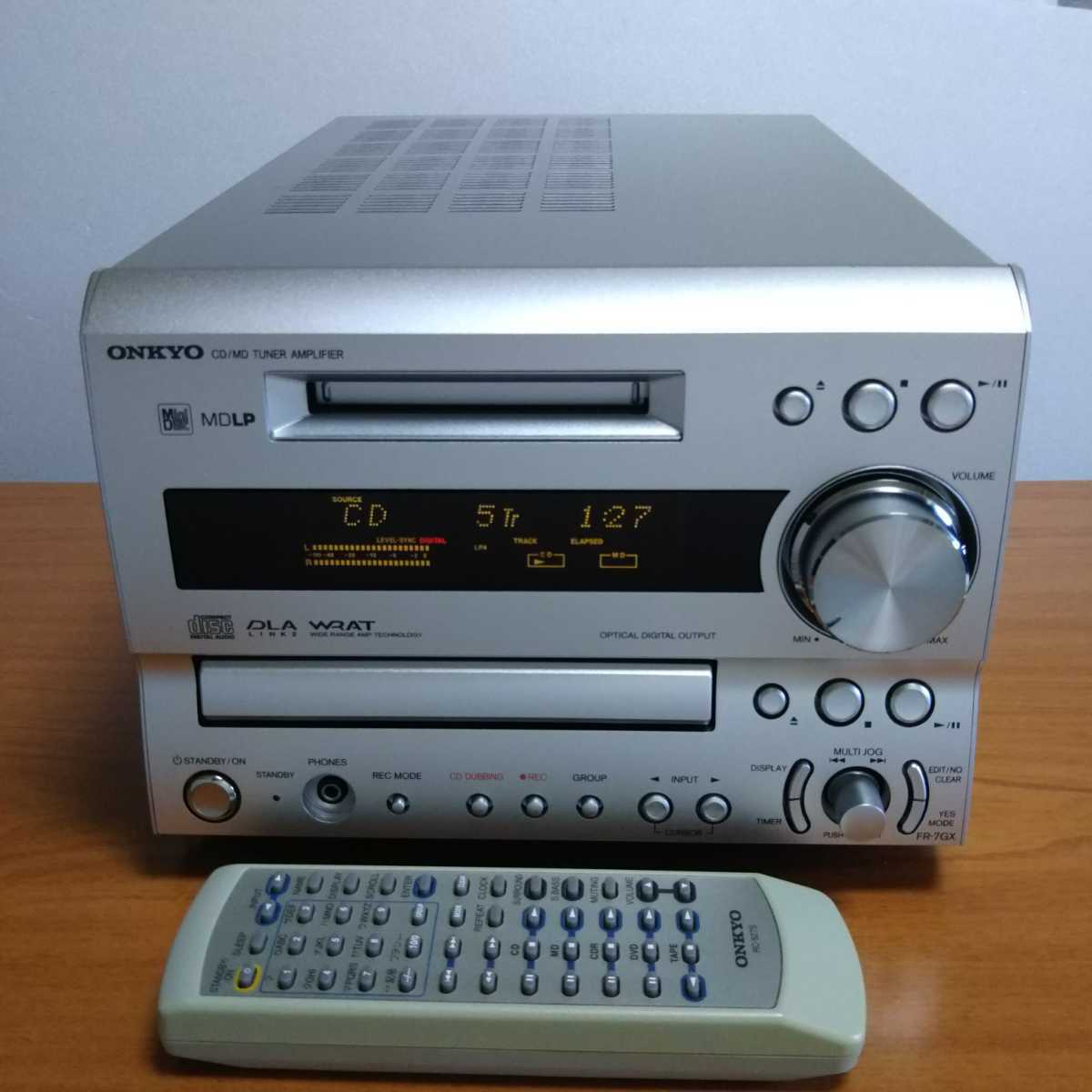 ONKYO FR-7GX オンキョー オンキョウ CD⁄MDシステムコンポ(MD