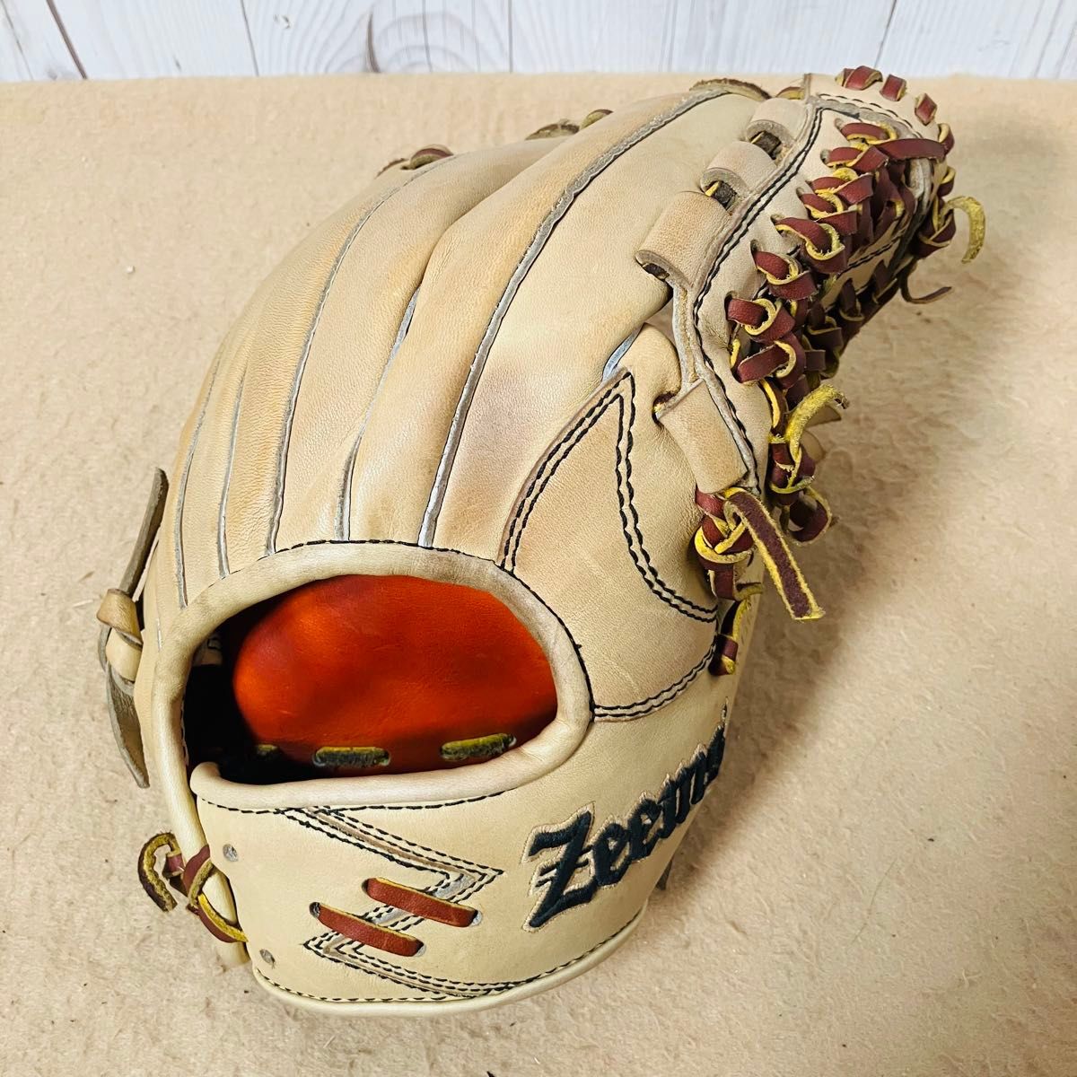 希少】Zeems SV527CBN グローブ Professional ジームス キャメル