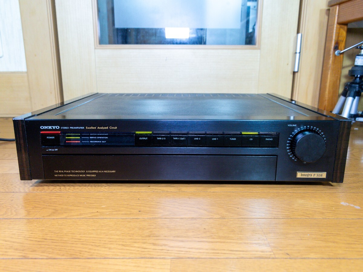 ONKYO オンキヨー INTEGRA P-308 ステレオプリアンプ◇簡易検査品TB