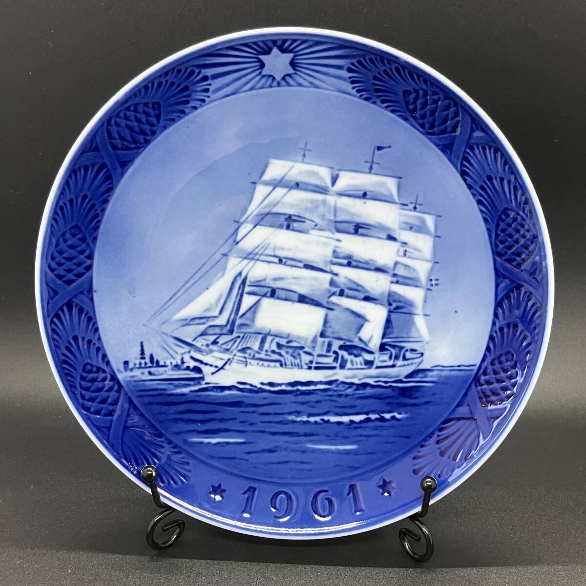 ロイヤルコペンハーゲン 1961年 イヤープレート『 デンマーク号 練習