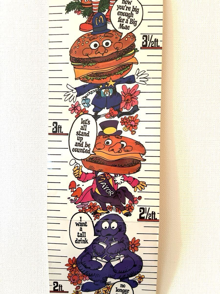 70年代 マクドナルドランド 身長計 ディスプレイ アメトイ ロナルド