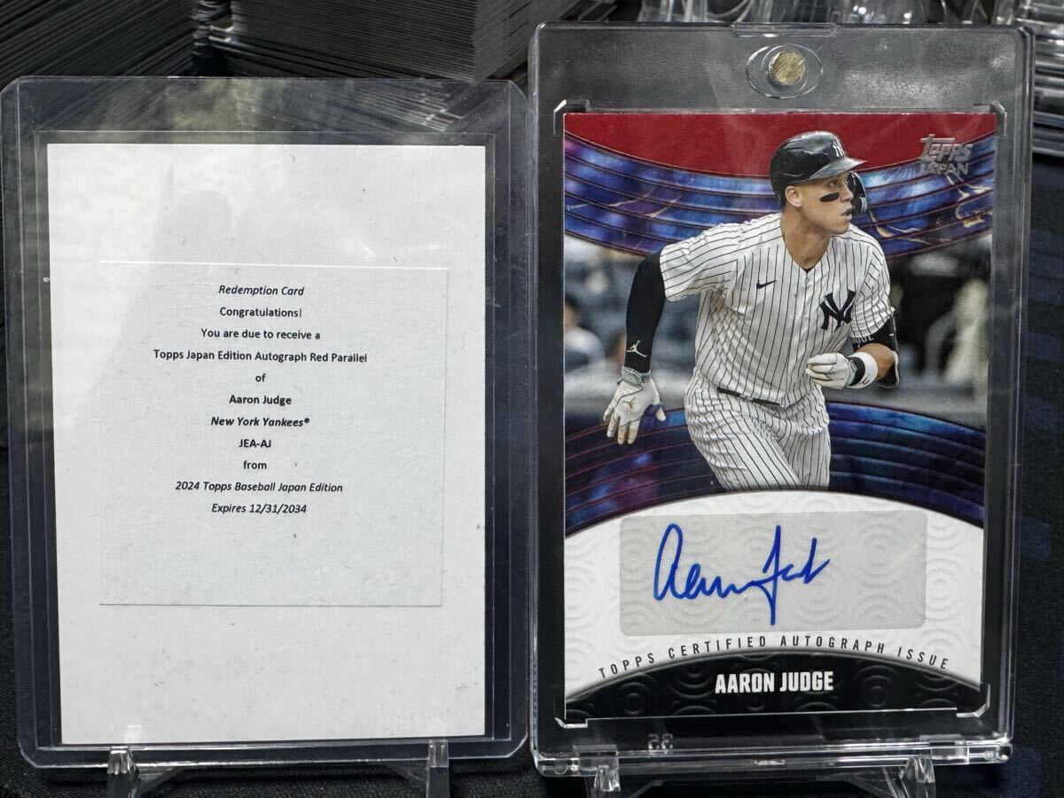 2024 Topps MLB Japan Edition アーロン・ジャッジ 直筆サイン 5シリ