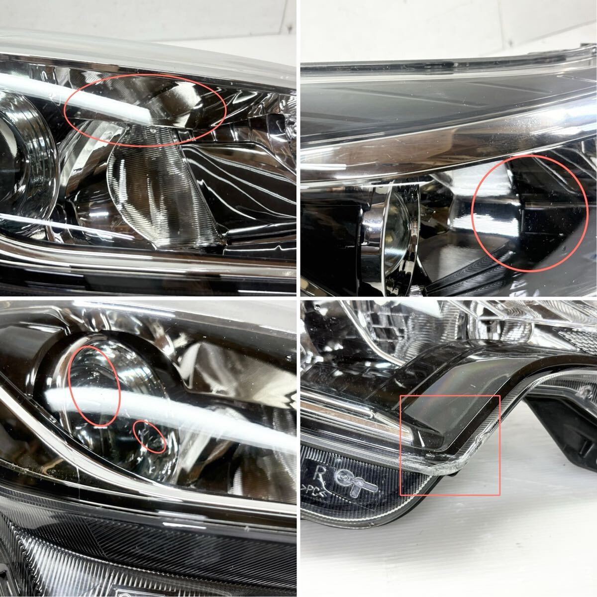 送料込 即決 ノート E12 後期 純正 ハロゲン 右 ヘッドライト ランプ