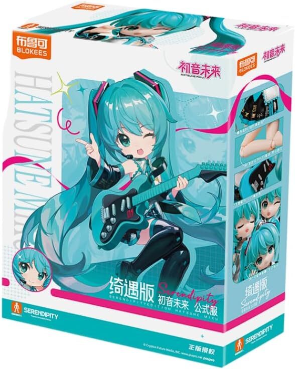 新品】初音ミク Blokees 海外限定品 綺遇版 可動フィギュア 1/12サイズ