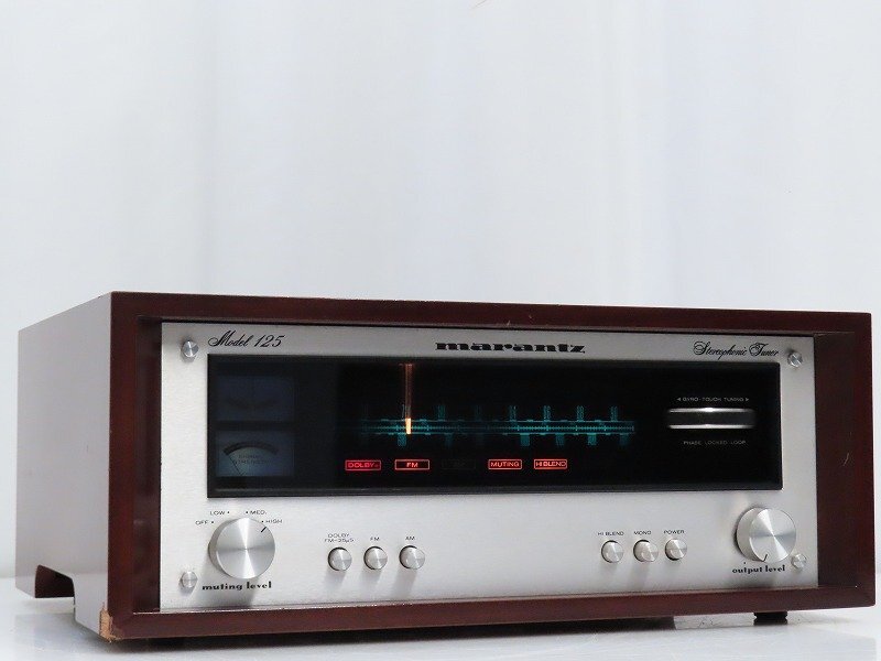 即購入OK】Marantz Model125 チューナー 木製ケース付き □□marantz