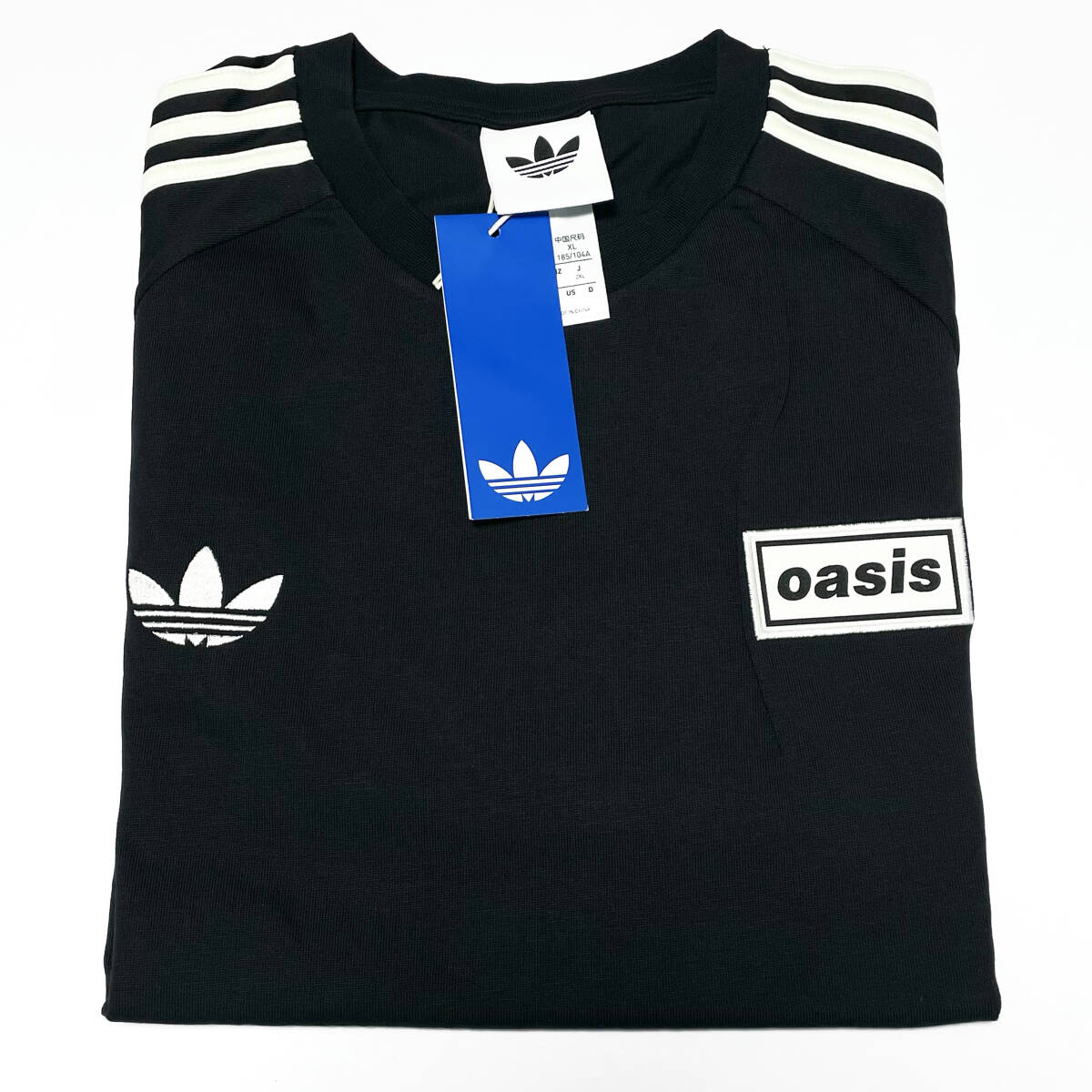 新品XXL黒adidas Originals×Oasisツアー スリーストライプス 長袖T